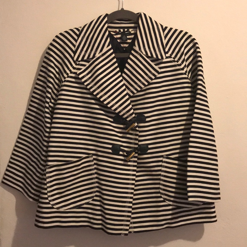 Tommy Hilfiger Nautical Striped Swing Jacket, S